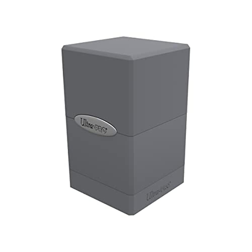 Grey Satin Tower Deck Box