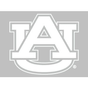 WinCraft Auburn Tigers White Die Cut Decal