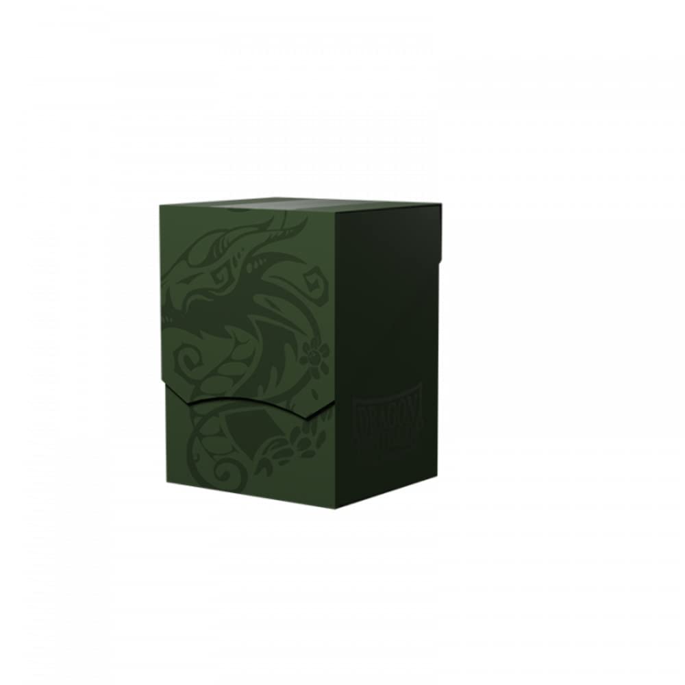 Dragon Shield Card Deck Box – Deck Shell: Forest Green/Black – Durable and Sturdy TCG, OCG Card Storage – Compatible with Pokemon Yugioh Commander and MTG Magic: The Gathering Cards