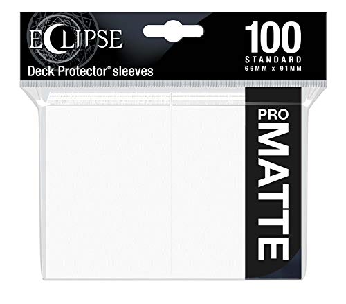 Ultra Pro E-15616 Eclipse Standard Matte Sleeves 100 Pack-Apple Red