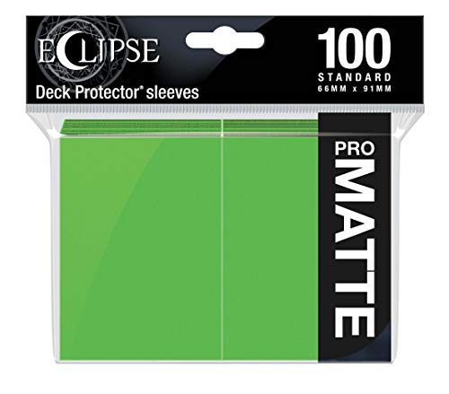 Ultra Pro E-15616 Eclipse Standard Matte Sleeves 100 Pack-Apple Red