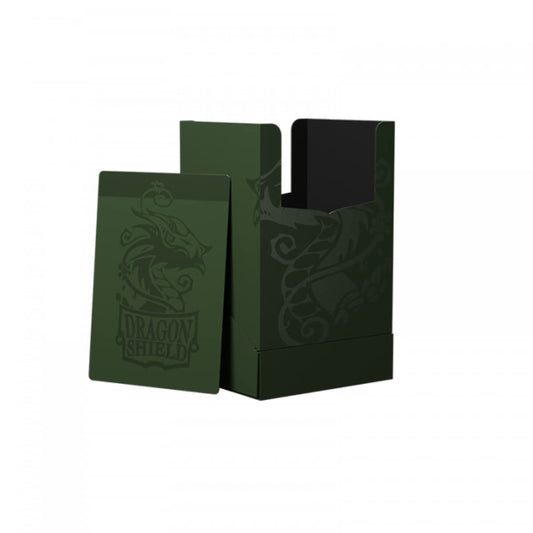 Dragon Shield Card Deck Box – Deck Shell: Forest Green/Black – Durable and Sturdy TCG, OCG Card Storage – Compatible with Pokemon Yugioh Commander and MTG Magic: The Gathering Cards