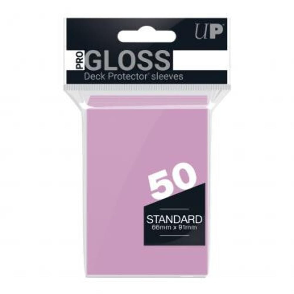 Glossy Pink Deck Protector Sleeves