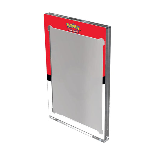 Ultra Pro - Single 35 Pt ONE-TOUCH Edge - Poké Ball Printed Magnetic Card Holder for Pokémon, Pokémon Card Display Case, Trading Card Display Case, TCG Card Storage, Sports Card Holder