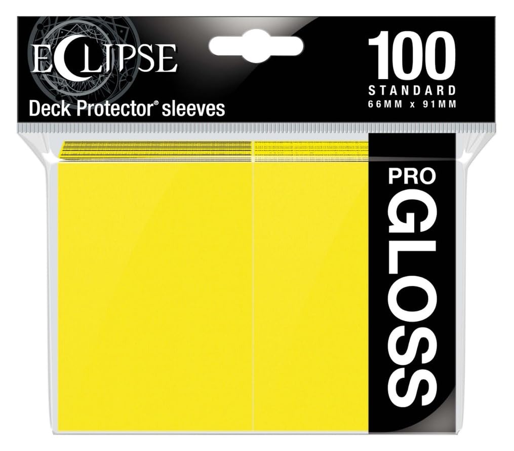 Ultra Pro E-15604 Eclipse Gloss Standard Sleeves (100 Pack) -Apple Red