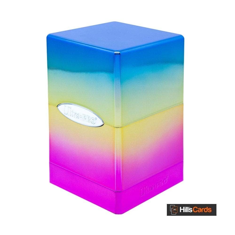 Rainbow Satin Tower Deck Box