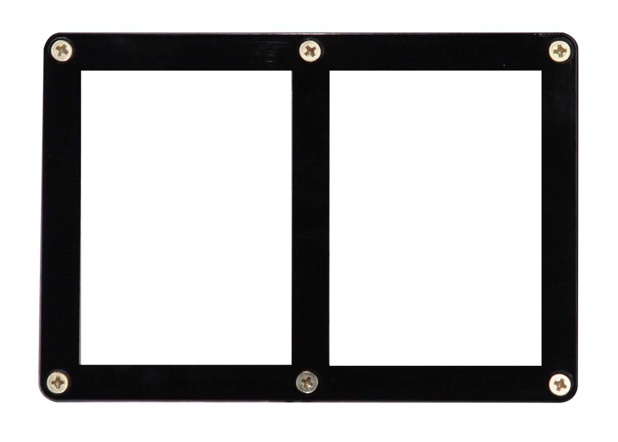 Ultra Pro 2-Card Black Frame Screwdown Holder