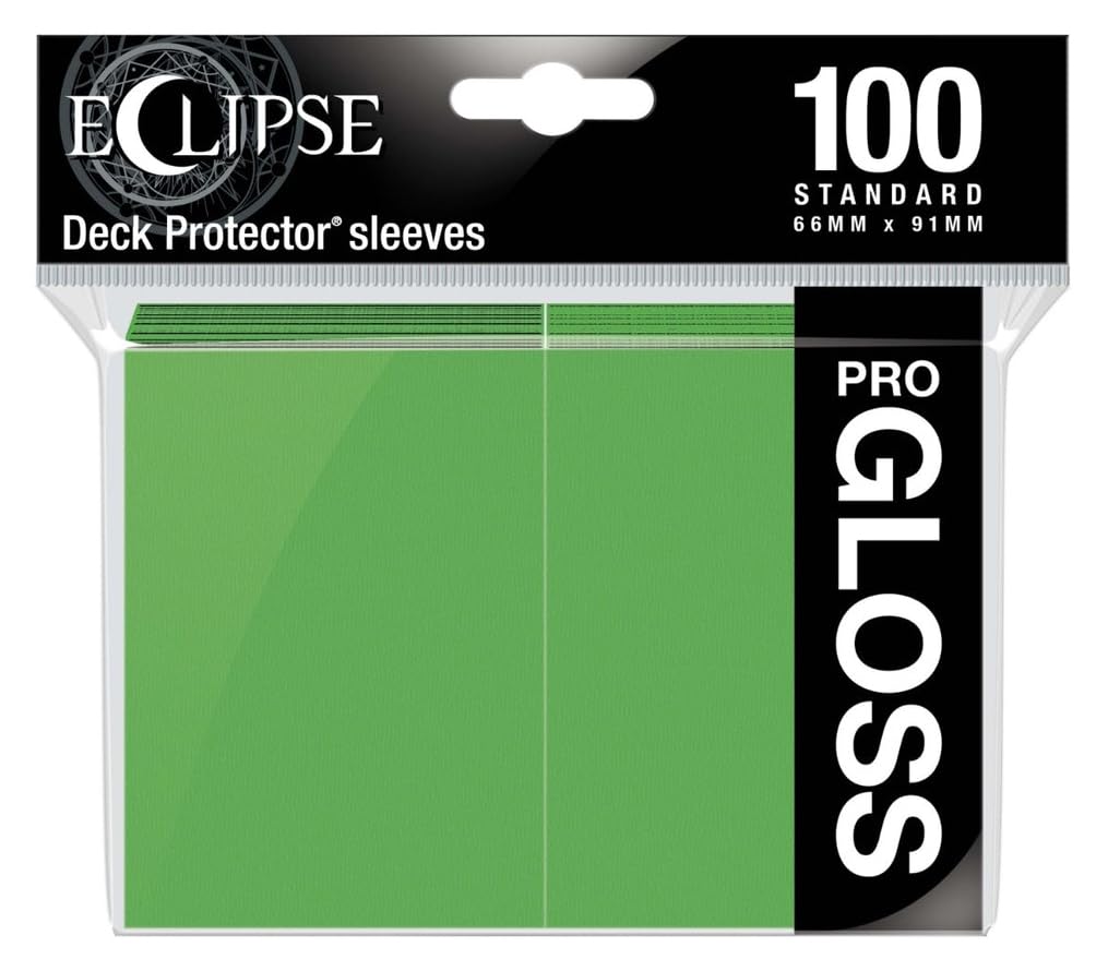 Ultra Pro E-15604 Eclipse Gloss Standard Sleeves (100 Pack) -Apple Red