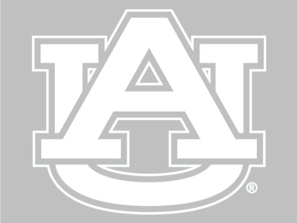 WinCraft Auburn Tigers White Die Cut Decal