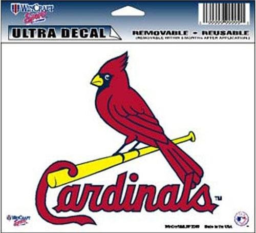 Wincraft MLB St. Louis Cardinals Multi-Use Colored Decal, 5" x 6"