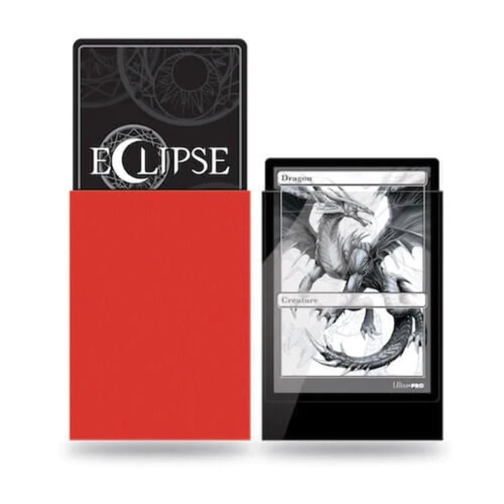 Ultra Pro E-15604 Eclipse Gloss Standard Sleeves (100 Pack) -Apple Red