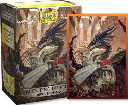 Dragon Shield Sleeves – Valentine Dragons 100 CT - MGT Card Sleeves are Smooth & Tough - Compatible with Pokemon, Yugioh, & Magic The Gathering Card Sleeves
