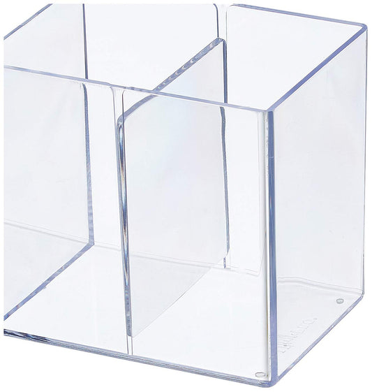 Ultra PRO All Team 2-Piece Storage Box, 4 Compartment, Clear