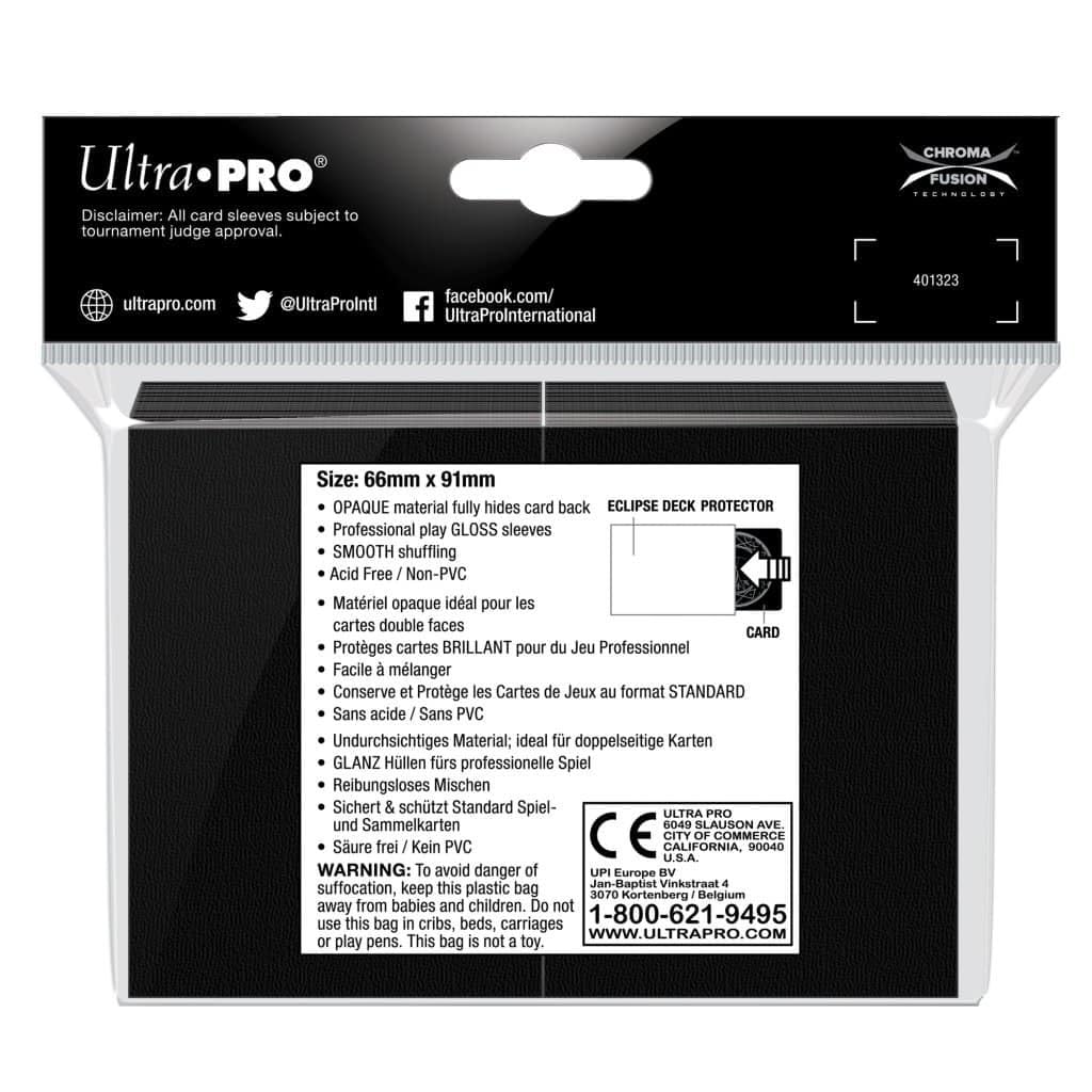 Ultra Pro E-15604 Eclipse Gloss Standard Sleeves (100 Pack) -Apple Red
