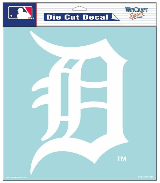 Wincraft Detroit Tigers Die-Cut Decal - 8x8 White