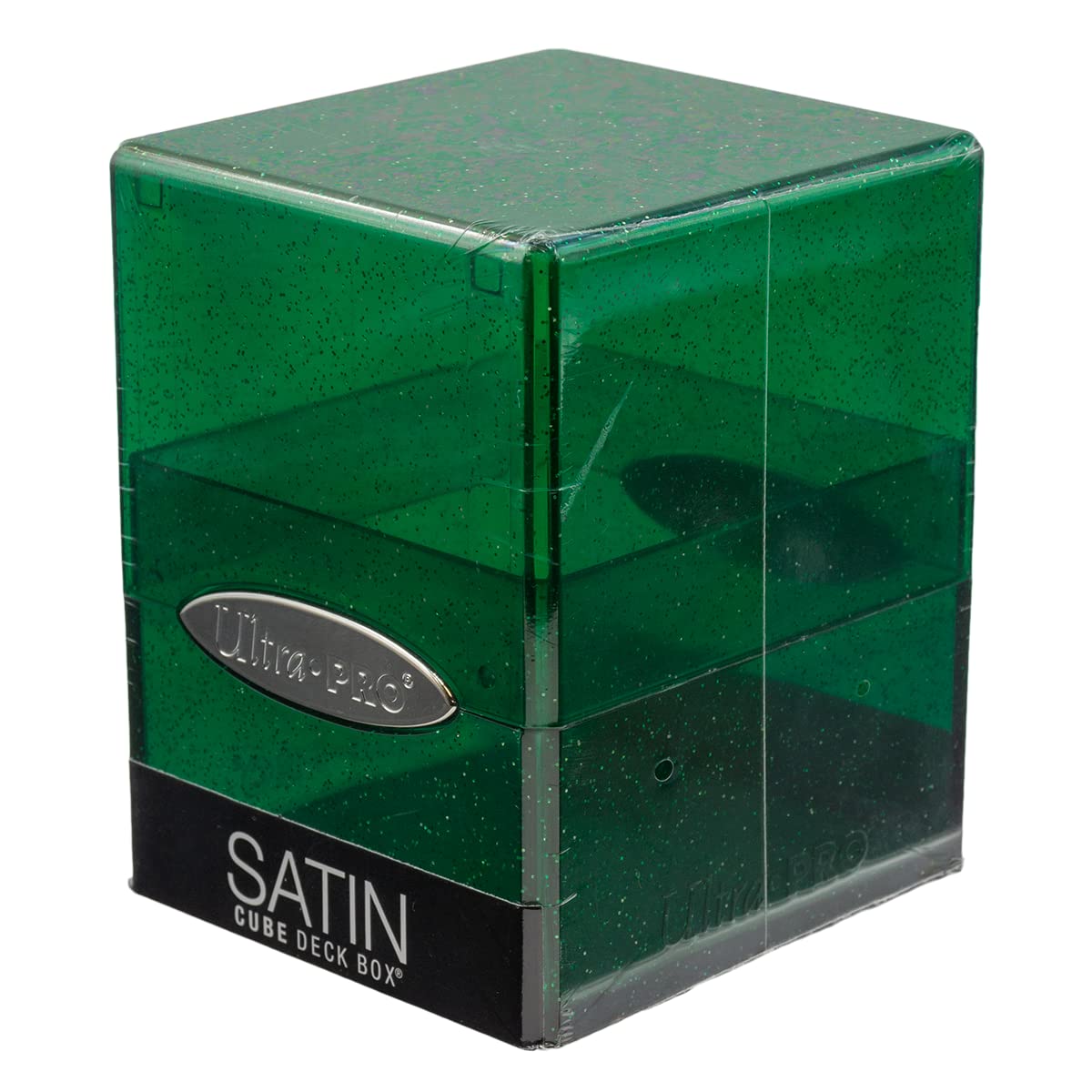 Green Glitter Cube Deck Box