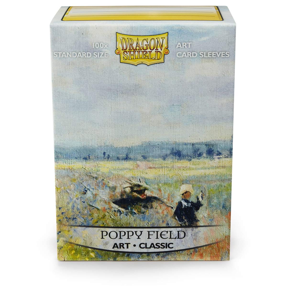 Dragon Shield | Classic Art Sleeves | Standard Size Card 100 CT - Smooth & Tough Premium TCG Sleeves - Compatible with Pokemon, Flesh & Blood, One Piece & Magic The Gathering | Poppy Field