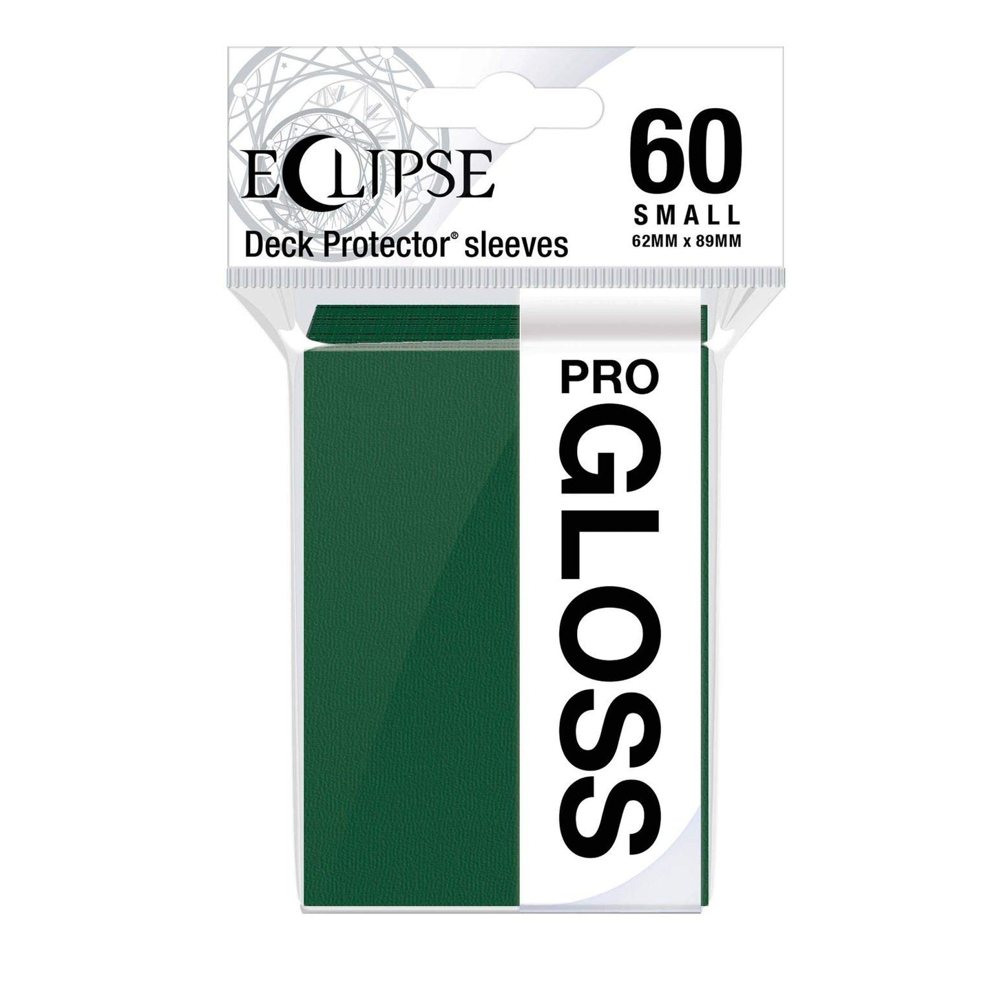 Ultra Pro E-15629 Eclipse Gloss Small Sleeves 60 Pack-Forest Green
