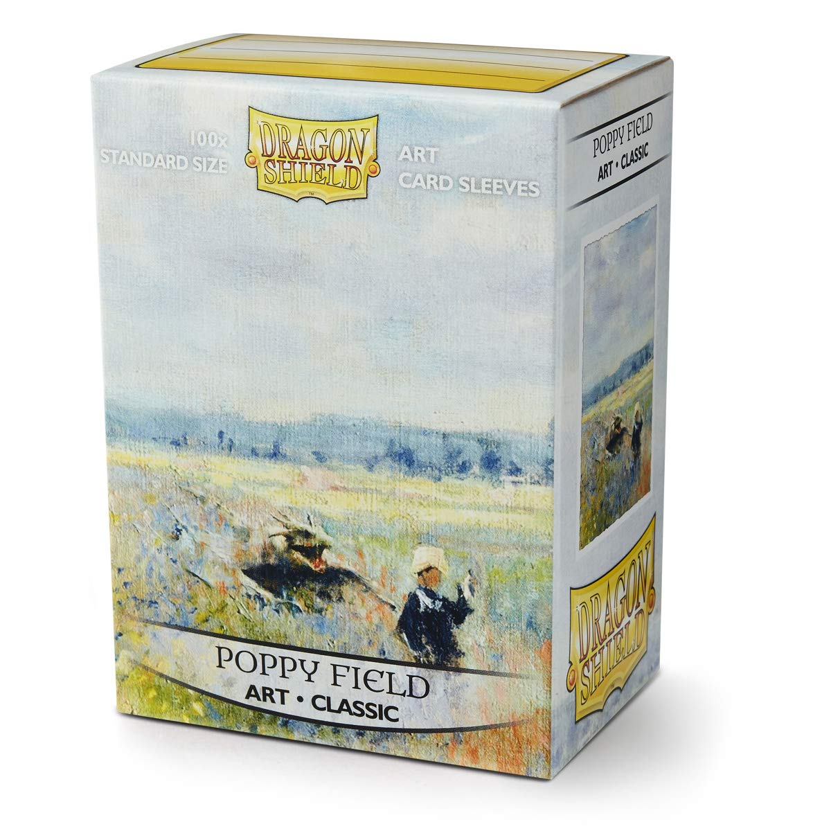 Dragon Shield | Classic Art Sleeves | Standard Size Card 100 CT - Smooth & Tough Premium TCG Sleeves - Compatible with Pokemon, Flesh & Blood, One Piece & Magic The Gathering | Poppy Field