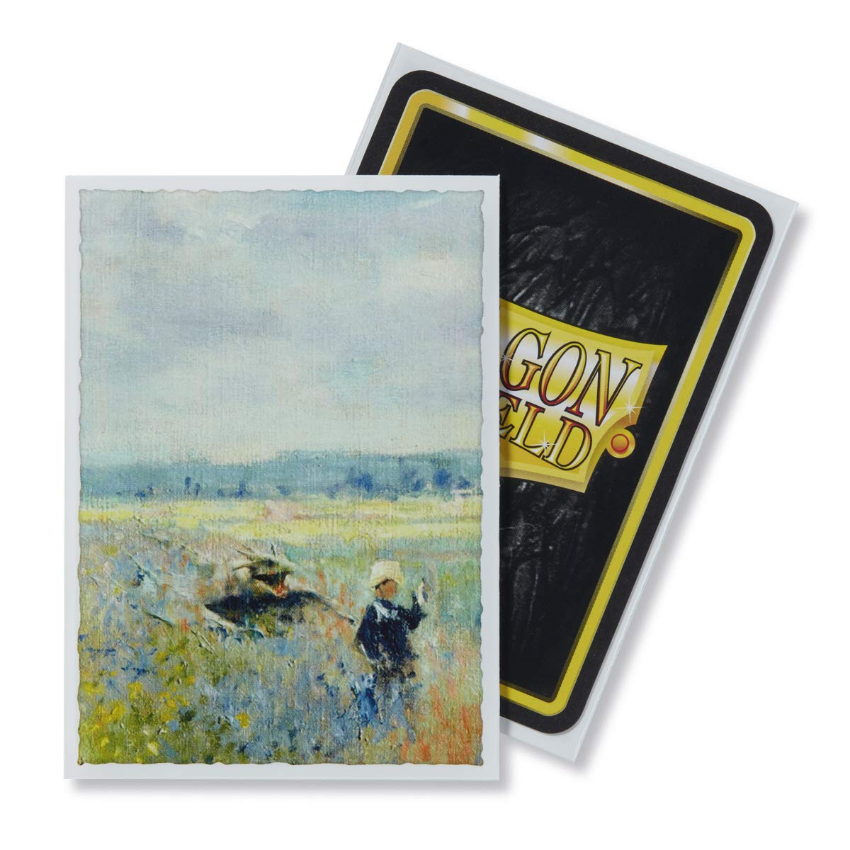 Dragon Shield | Classic Art Sleeves | Standard Size Card 100 CT - Smooth & Tough Premium TCG Sleeves - Compatible with Pokemon, Flesh & Blood, One Piece & Magic The Gathering | Poppy Field