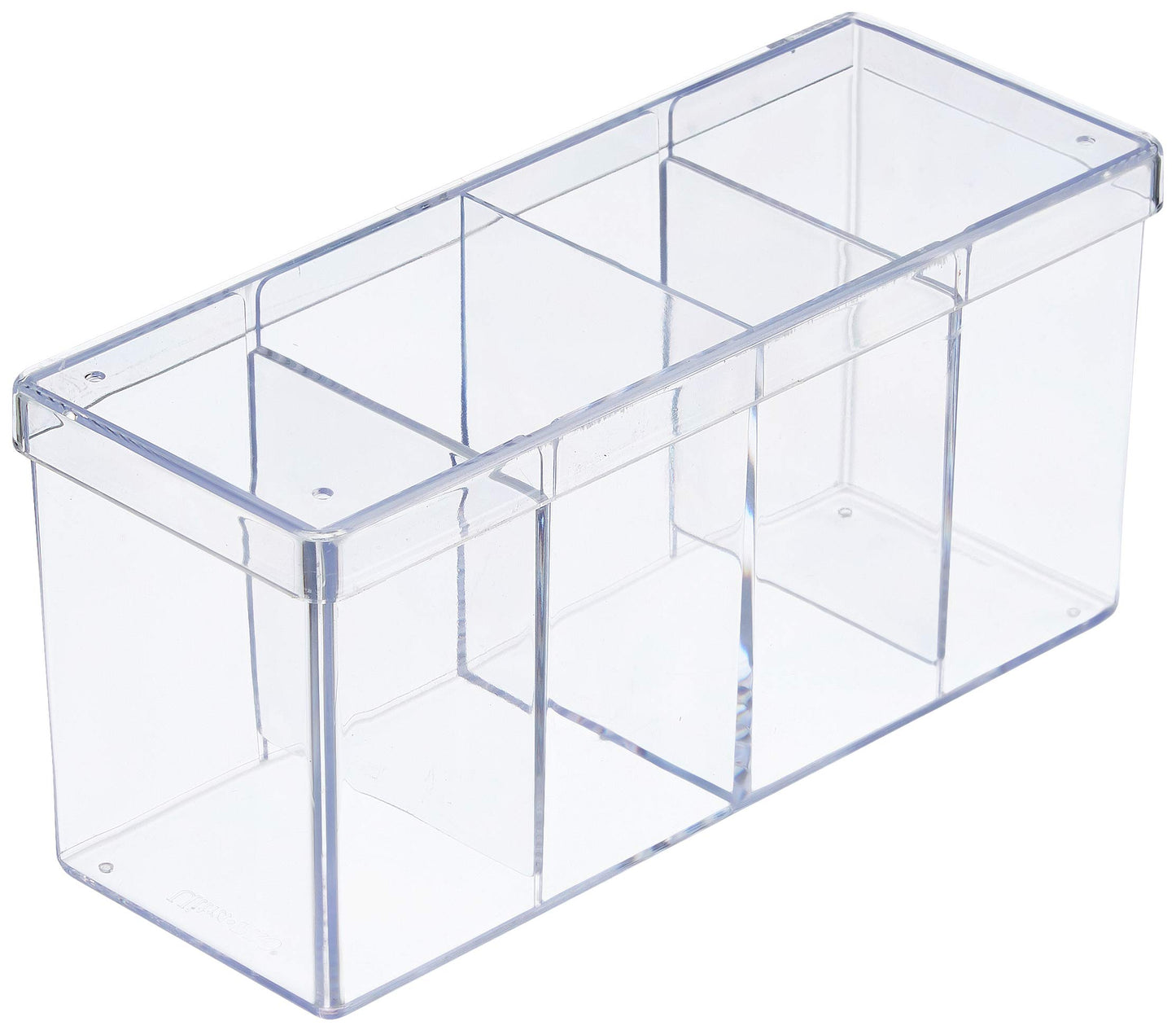 Ultra PRO All Team 2-Piece Storage Box, 4 Compartment, Clear