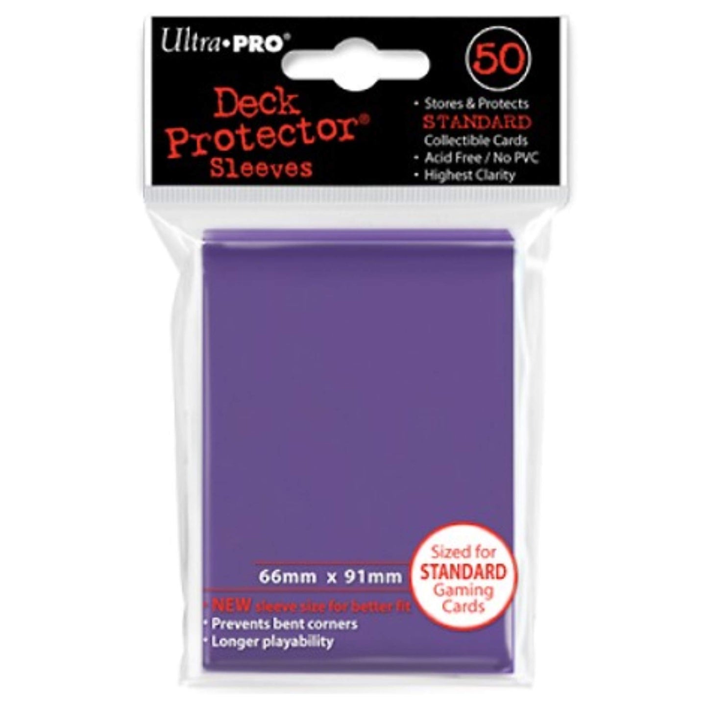 Purple Deck Protector Sleeves