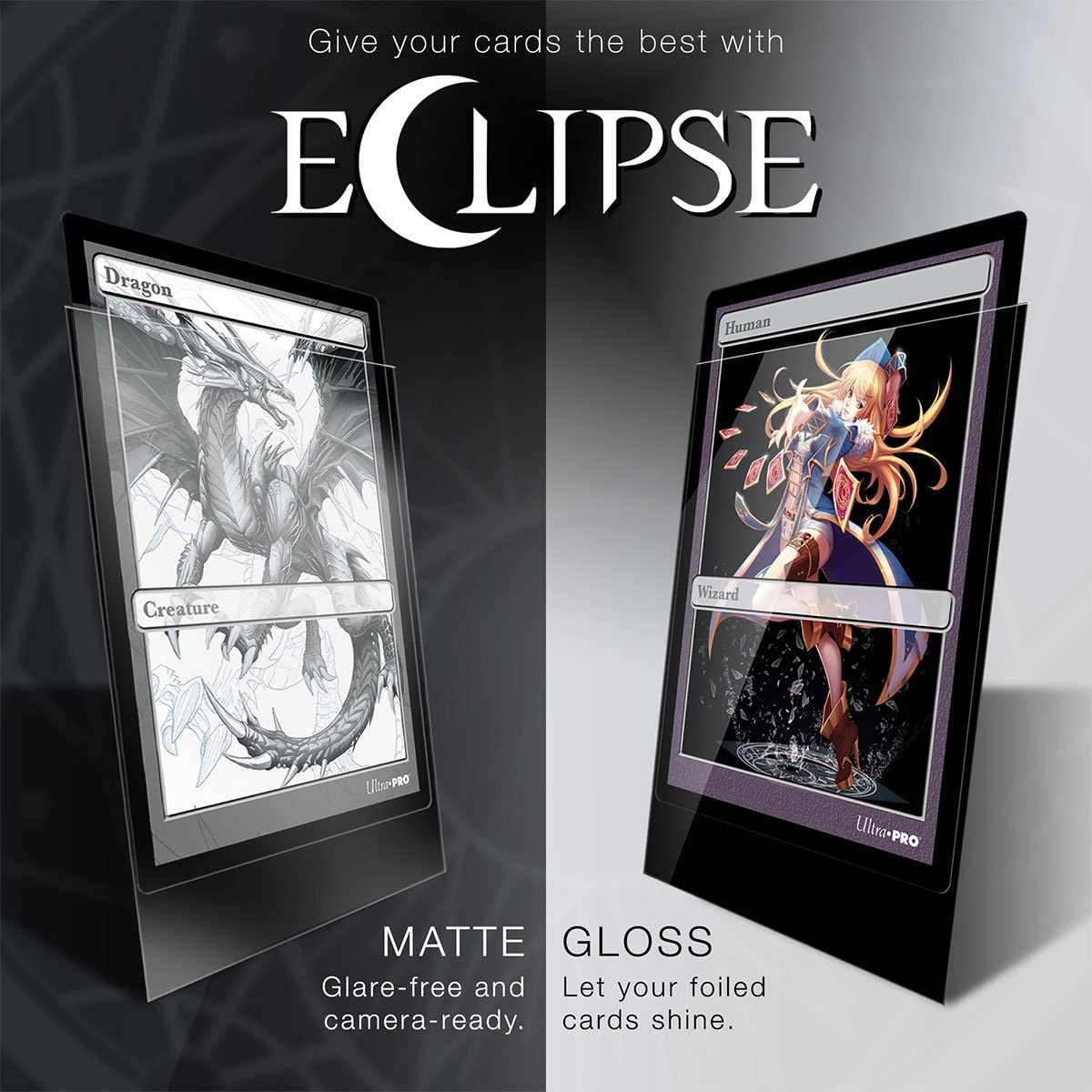 Ultra Pro E-15629 Eclipse Gloss Small Sleeves 60 Pack-Forest Green