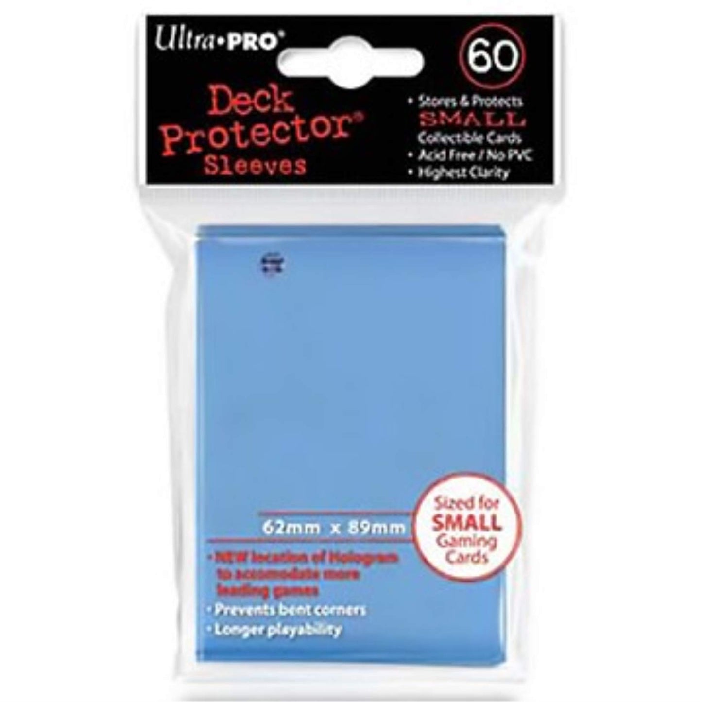 Small Blue Deck Protector Sleeves