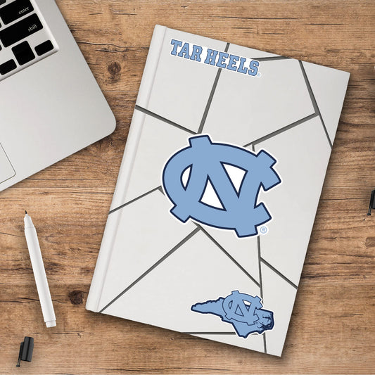 FANMATS NCAA North Carolina Tar Heels Team Decal, 3-Pack