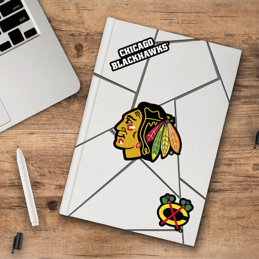 NHL Chicago Blackhawks Team Decal, 3-Pack