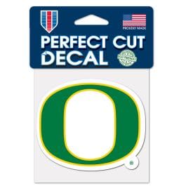 Wincraft NCAA University of Oregon 95559012 Perfect Cut Color Decal, 4" x 4", Black