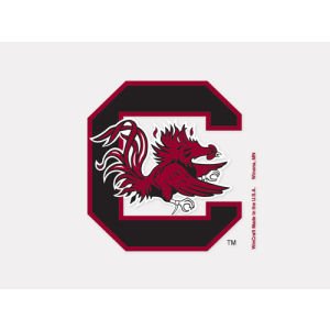 Wincraft NCAA University of South Carolina 49172012 Perfect Cut Color Decal, 4" x 4", Black