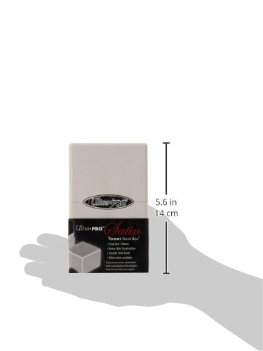 White Satin Tower Deck Box