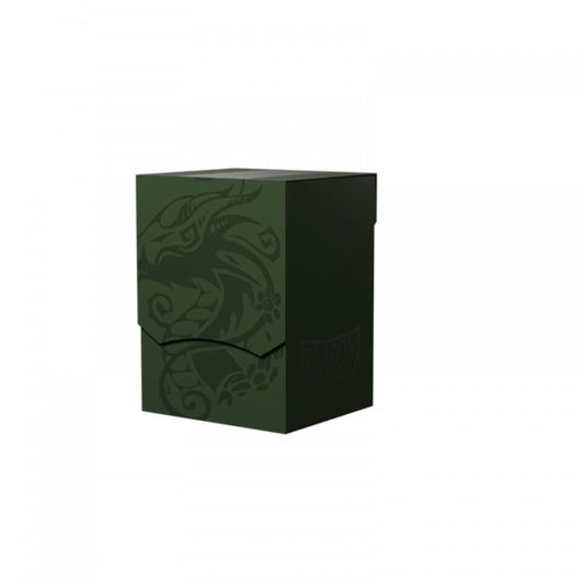 Dragon Shield Card Deck Box – Deck Shell: Forest Green/Black – Durable and Sturdy TCG, OCG Card Storage – Compatible with Pokemon Yugioh Commander and MTG Magic: The Gathering Cards