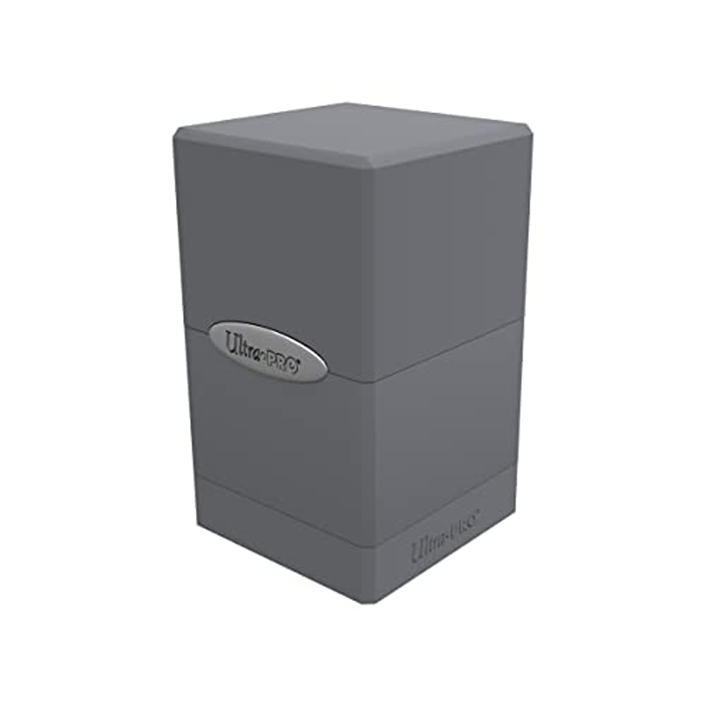 Grey Satin Tower Deck Box