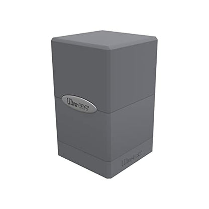 Grey Satin Tower Deck Box