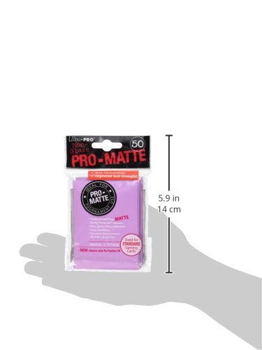Matte Pink Deck Protector Sleeves