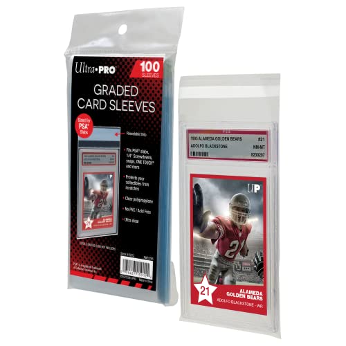 Ultra Pro Card Supplies PSA Graded Standard Card Sleeves [100 Count]
