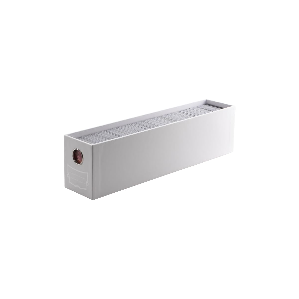 White 4-Drawer Card Storage Box