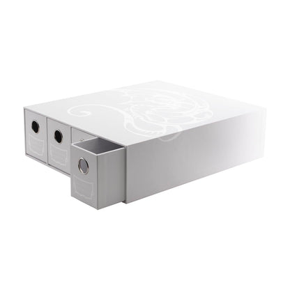 White 4-Drawer Card Storage Box