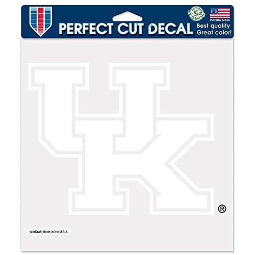 NCAA Kentucky Wildcats Die-Cut Decal, 8"x8", Team Color