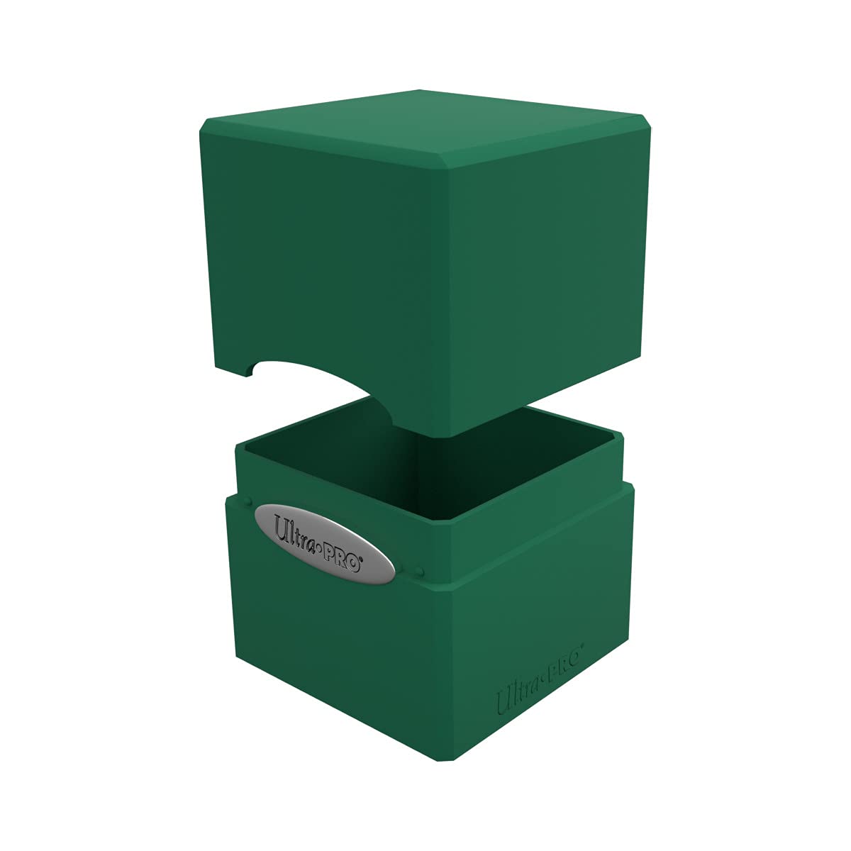 Green Satin Cube Deck Box