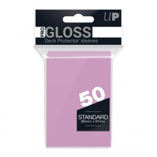 Glossy Pink Deck Protector Sleeves
