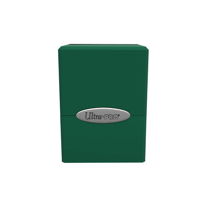 Green Satin Cube Deck Box