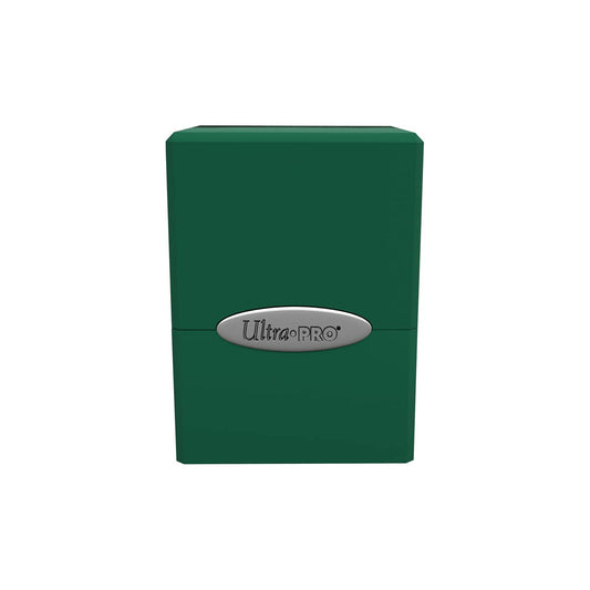 Green Satin Cube Deck Box