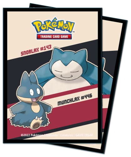 Pokemon Snorlax & Munchlax 65ct Deck Protectors
