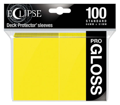 Ultra Pro E-15604 Eclipse Gloss Standard Sleeves (100 Pack) -Apple Red