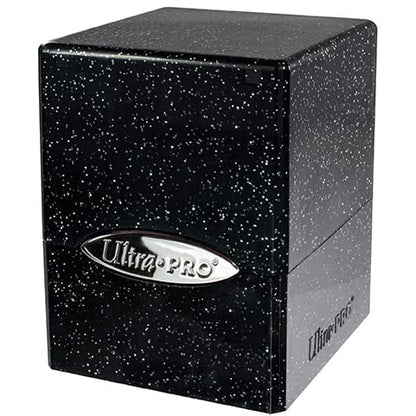 Black Glitter Cube Deck Box
