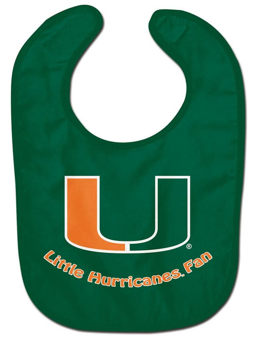 Miami Hurricanes Baby Bib