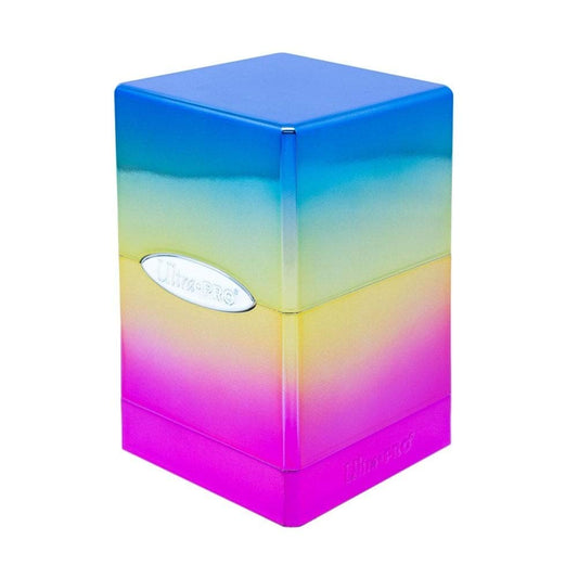 Rainbow Satin Tower Deck Box